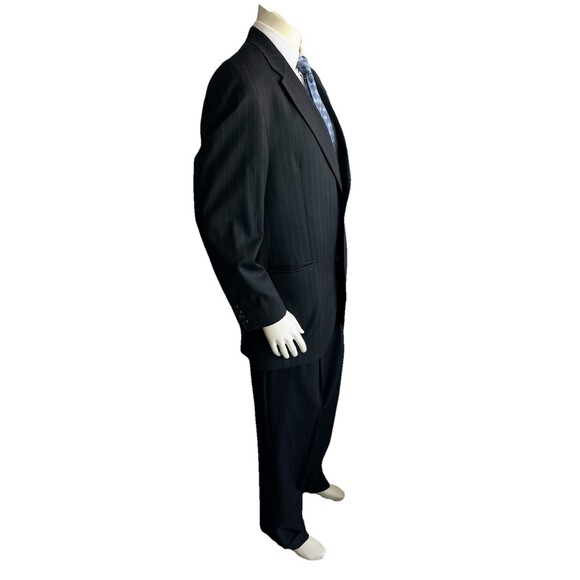 Lauren Ralph Lauren Men’s 2pc Suit 46L 36x27 Wool Pinstriped Classic Americana - Picture 6 of 16